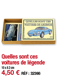 Quelles sont ces voitures de légende   10 x 8 2 cm 4,50   RÉF : 32366