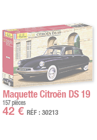 Maquette Citroën DS 19 157 pièces 42   RÉF : 30213