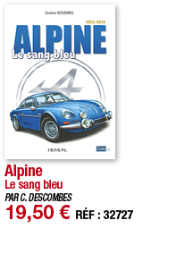 Alpine Le sang bleu PAR C  DESCOMBES 19,50   RÉF : 32727