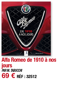 Alfa Romeo de 1910 à nos jours   PAR M  TABUCCHI 69   RÉF : 32512