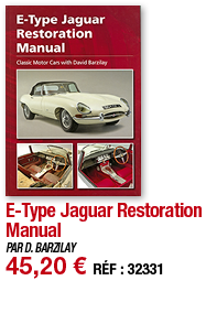E-Type Jaguar Restoration Manual   PAR D  BARZILAY 45,20   RÉF : 32331