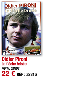 Didier Pironi La flèche brisée PAR M  CAMUS 22   RÉF : 32316