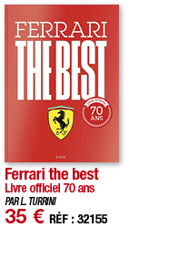 Ferrari the best Livre officiel 70 ans PAR L  TURRINI 35   RÉF : 32155