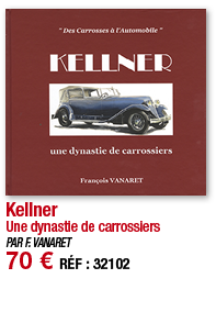 Kellner Une dynastie de carrossiers PAR F  VANARET 70   RÉF : 32102