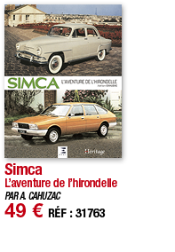 Simca L aventure de l hirondelle PAR A  CAHUZAC 49   RÉF : 31763