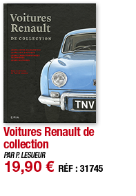 Voitures Renault de collection   PAR P  LESUEUR 19,90   RÉF : 31745