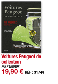 Voitures Peugeot de collection   PAR P  LESUEUR 19,90   RÉF : 31744