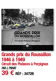 Grands prix du Roussillon 1946 à 1949 Circuit des Platanes à Perpignan PAR J  PRIVAT 39   RÉF : 3472