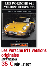 Les Porsche 911 versions originales   PAR P  MORGAN 35   RÉF : 31574