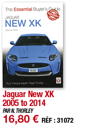Jaguar New XK 2005 to 2014   PAR N  THORLEY 16,80   RÉF : 31072
