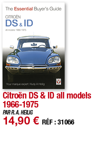 Citroën DS & ID all models 1966-1975   PAR R  A  HEILIG 14,90   RÉF : 31066