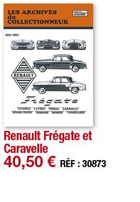 Renault Frégate et Caravelle   40,50   RÉF : 30873
