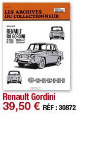 Renault Gordini   39,50   RÉF : 30872