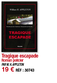 Tragique escapade Roman policier PAR W  H  APPLETON 19   RÉF : 30743