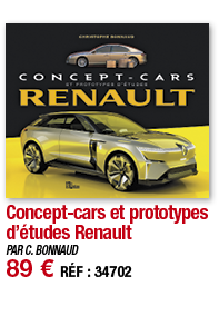 Concept-cars et prototypes d études Renault   PAR C  BONNAUD 89   RÉF : 3470