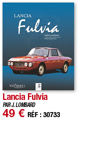 Lancia Fulvia   PAR J  LOMBARD 49   RÉF : 30733