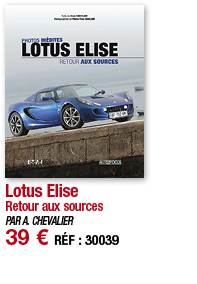 Lotus Elise Retour aux sources PAR A  CHEVALIER 39   RÉF : 30039