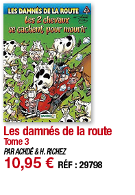 Les damnés de la route Tome 3 PAR ACHDÉ & H  RICHEZ 10,95   RÉF : 29798