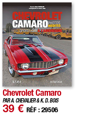 Chevrolet Camaro   PAR A  CHEVALIER & K  D  BOIS 39   RÉF : 29506