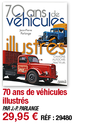 70 ans de véhicules illustrés   PAR J -P  PARLANGE 29,95   RÉF : 29480