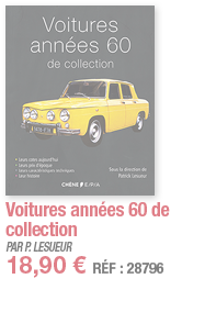 Voitures années 60 de collection   PAR P  LESUEUR 18,90   RÉF : 28796