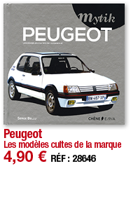Peugeot Les modèles cultes de la marque 4,90   RÉF : 28646