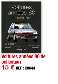 Voitures années 80 de collection   15   RÉF : 28644