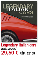 Legendary italian cars   PAR G  GIUGIARO 29,50   RÉF : 28159