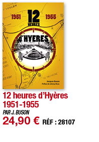 12 heures d Hyères 1951-1955   PAR J  BUSON 24,90   RÉF : 28107