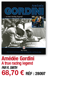Amédée Gordini A true racing legend PAR R  SMITH 68,70   RÉF : 28097
