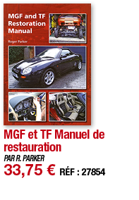 MGF et TF Manuel de restauration   PAR R  PARKER 33,75   RÉF : 27854