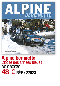 Alpine berlinette L icône des années bleues PAR E  LECESNE 48   RÉF : 27023