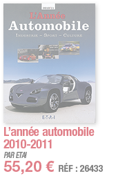 L année automobile 2010-2011   PAR ETAI 55,20   RÉF : 26433