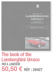 The book of the Lamborghini Urraco   PAR A  LANDSEM 50,50   RÉF : 26427