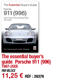 The essential buyer s guide Porsche 911 (996) 1997-2005 PAR VELOCE 11,25   RÉF : 26376
