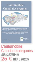 L automobile Calcul des organes   PAR M  BOISSEAUX 25   RÉF : 26265
