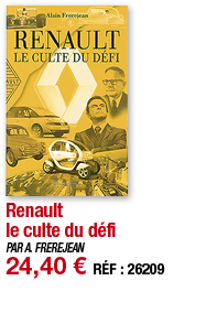 Renault le culte du défi   PAR A  FREREJEAN 24,40   RÉF : 26209