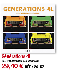 Générations 4L   PAR P  BERTONNET & B  CANONNE 29,40   RÉF : 26157