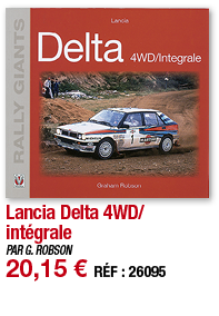 Lancia Delta 4WD intégrale   PAR G  ROBSON 20,15   RÉF : 26095