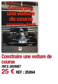 Construire une voiture de course   PAR B  GIRONNET 25   RÉF : 25894
