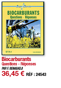 Biocarburants Questions - Réponses PAR F  BENABADJI 36,45   RÉF : 24543