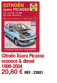 Citroën Xsara Picasso essence & diesel 1999-2004   20,80   RÉF : 23931