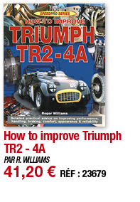 How to improve Triumph TR2 - 4A   PAR R  WILLIAMS 41,20   RÉF : 23679