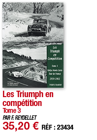 Les Triumph en compétition Tome 3 PAR F  REYDELLET 35,20   RÉF : 23434