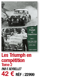 Les Triumph en compétition Tome 2 PAR F  REYDELLET 42   RÉF : 22999