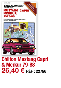 Chilton Mustang Capri & Merkur 79-88   26,40   RÉF : 22796