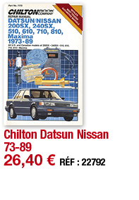 Chilton Datsun Nissan 73-89   26,40   RÉF : 22792