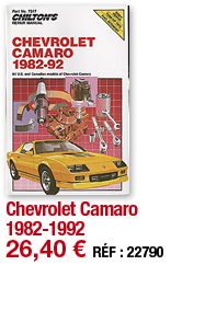 Chevrolet Camaro 1982-1992   26,40   RÉF : 22790
