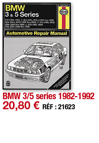 BMW 3 5 series 1982-1992   20,80   RÉF : 21623