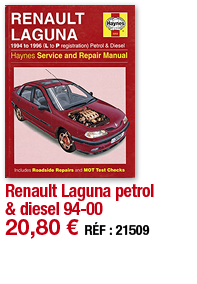Renault Laguna petrol & diesel 94-00   20,80   RÉF : 21509